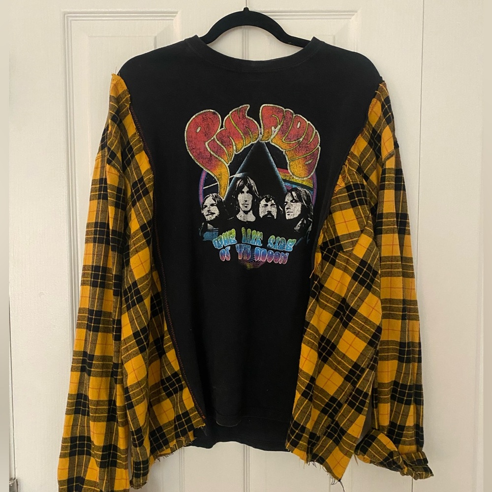 Pink Floyd Reconstructed Long Sleeve Tshirt - Medium